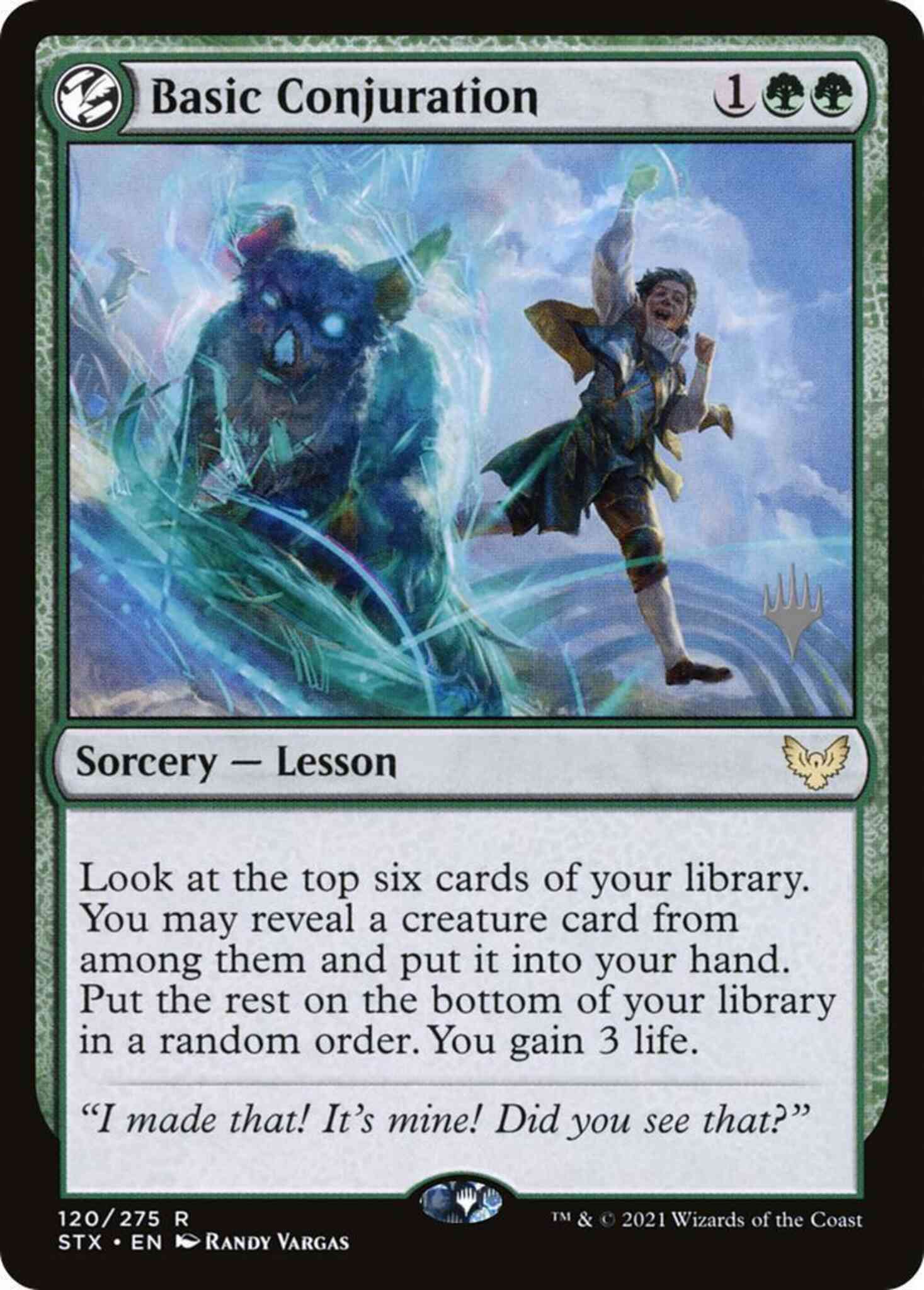 Basic Conjuration [Promo Pack] [120p] [Strixhaven: School of Mages Promos] [Non-Foil]