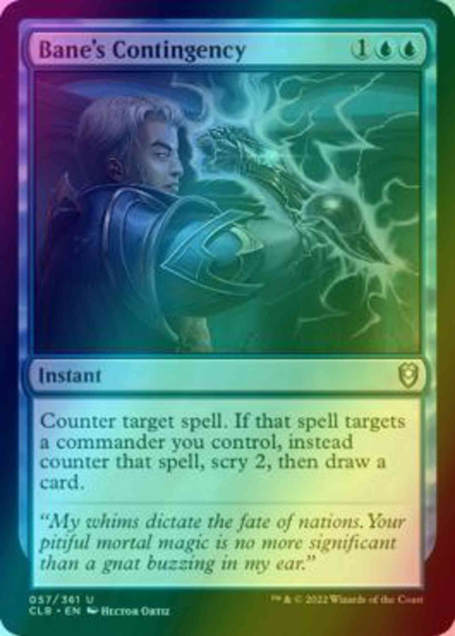 Bane's Contingency [57] [Commander Legends: Battle for Baldur's Gate] [Foil]