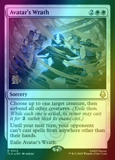 Avatar's Wrath [12s] [Prerelease] [Avatar: The Last Airbender: Promos] [Foil]