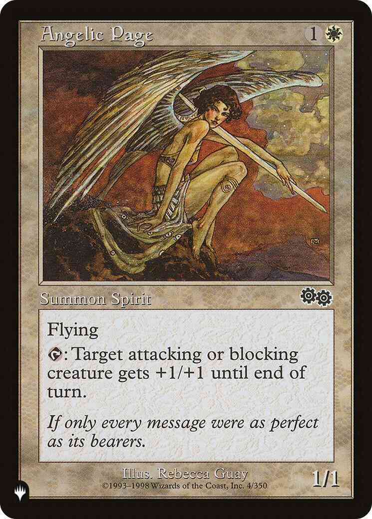 Angelic Page [USG-4] [The List] [Non-Foil]