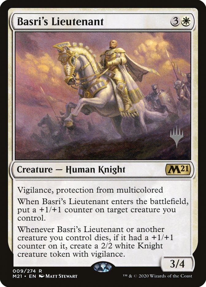 Basri's Lieutenant [Promo Pack] [9p] [Core Set 2021 Promos] [Non-Foil]
