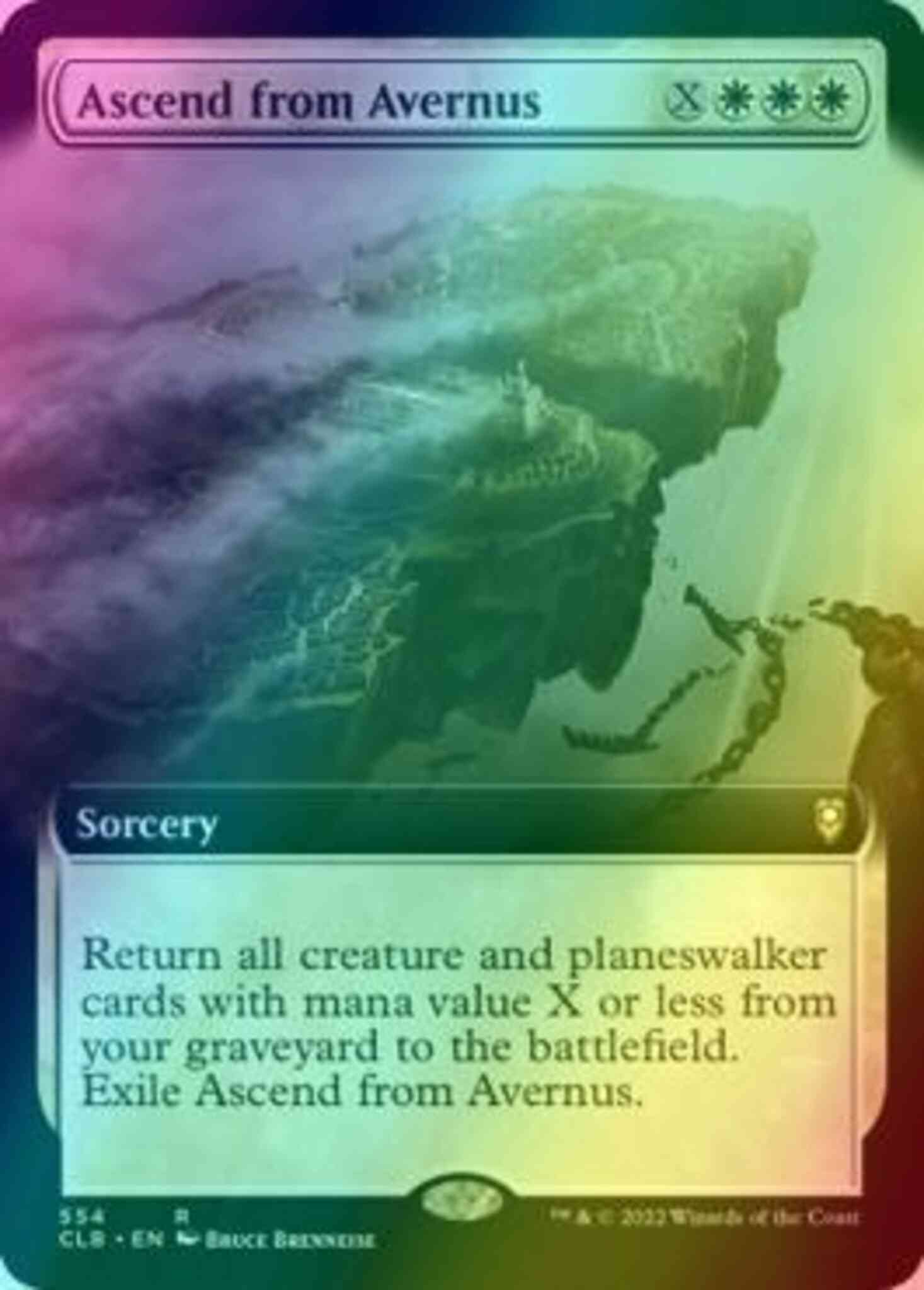 Ascend from Avernus [554] [Extended Art] [Commander Legends: Battle for Baldur's Gate] [Foil]