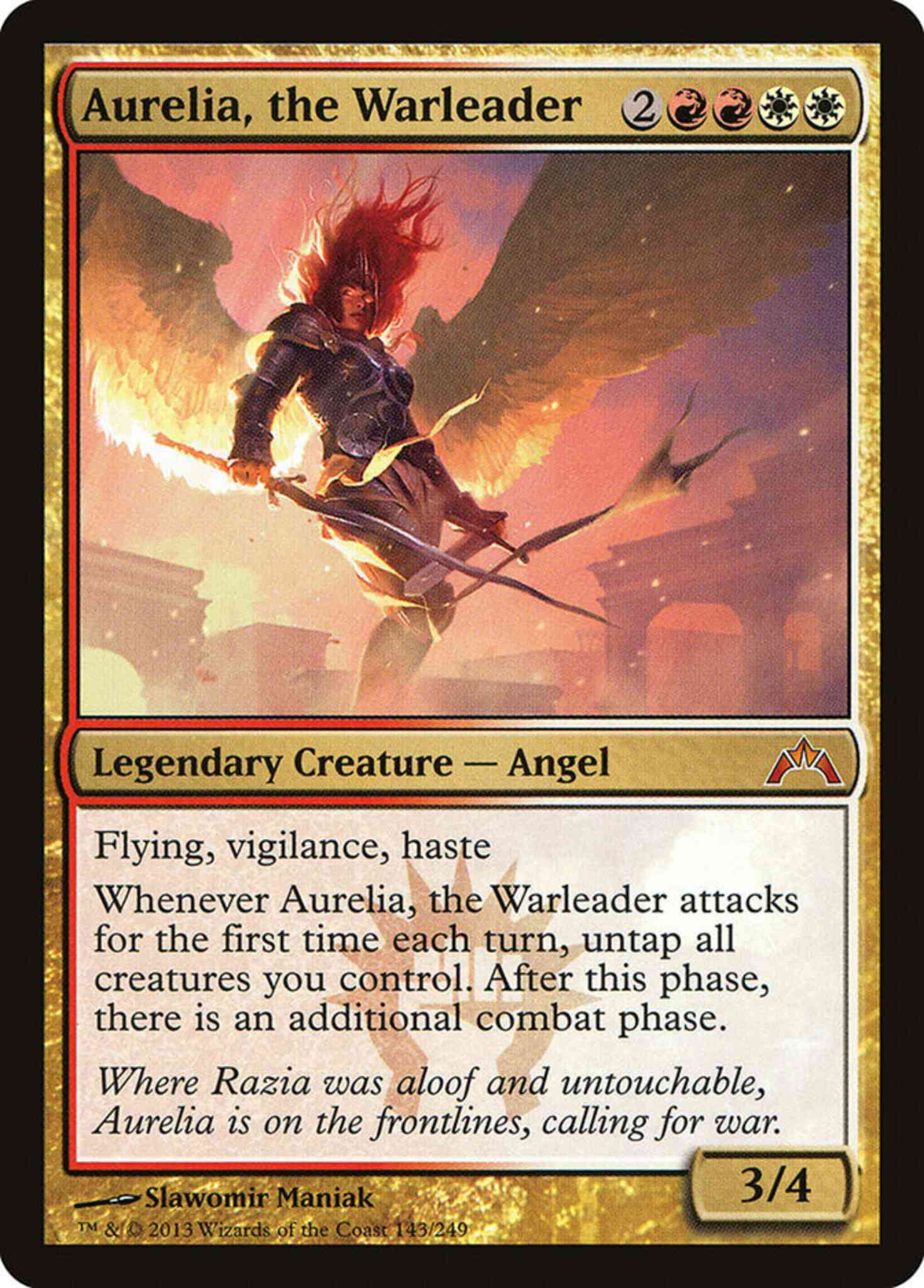 Aurelia, the Warleader [143] [Gatecrash] [Non-Foil]