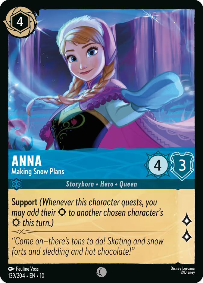 Anna - Making Snow Plans - 139/204 [Whispers in the Well] [Non-Foil]