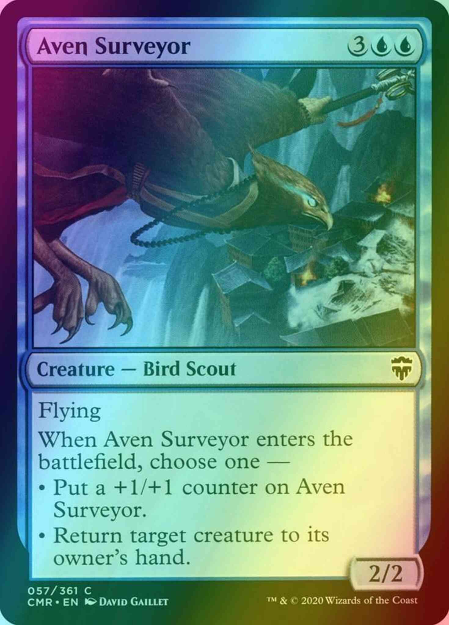 Aven Surveyor [57] [Commander Legends] [Foil]