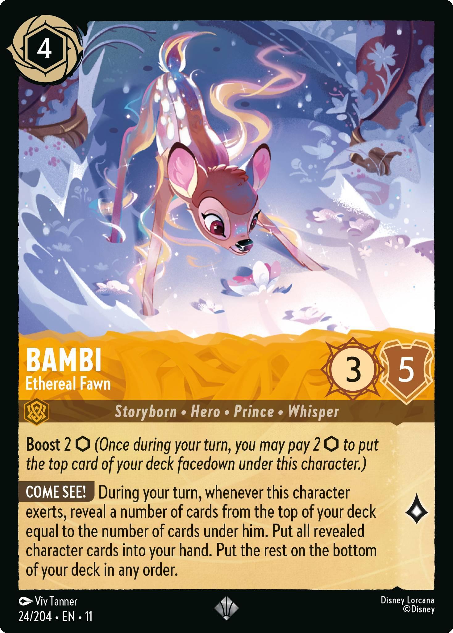 Bambi - Ethereal Fawn - 24/204 [Winterspell] [Non-Foil]
