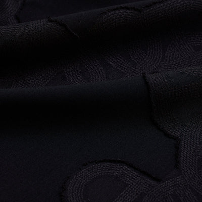Black Textured Box Fit Shirt