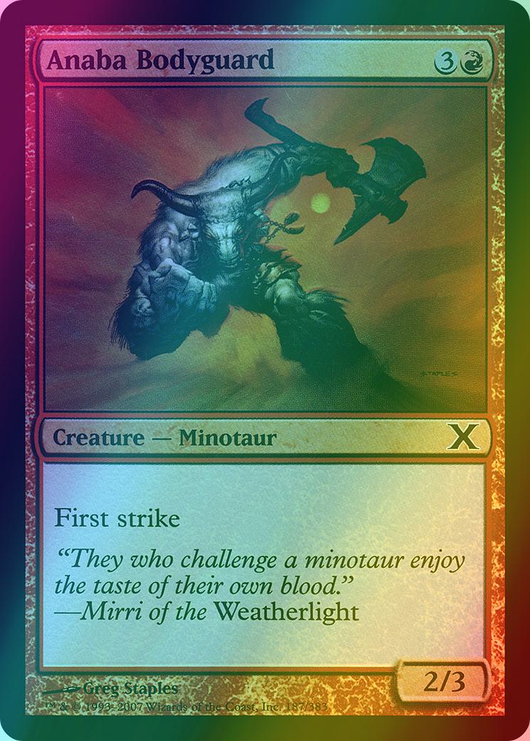 Anaba Bodyguard [187] [Tenth Edition] [Foil]