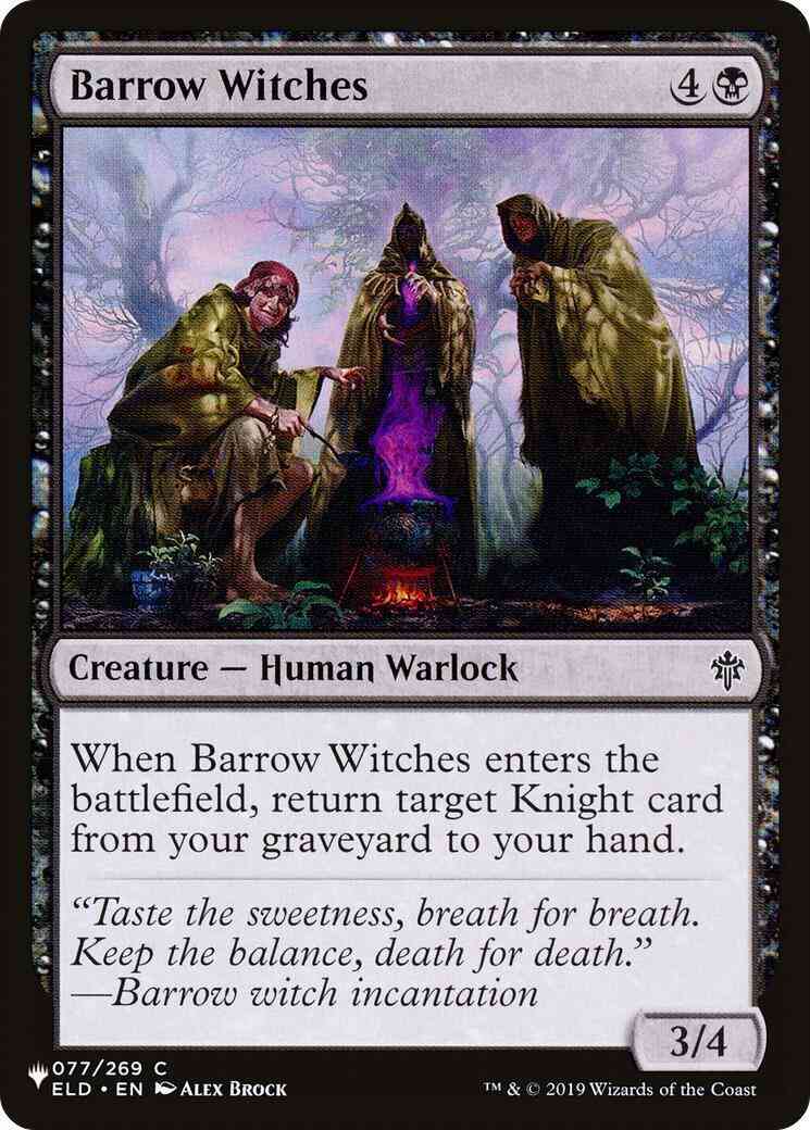 Barrow Witches [ELD-77] [The List] [Non-Foil]