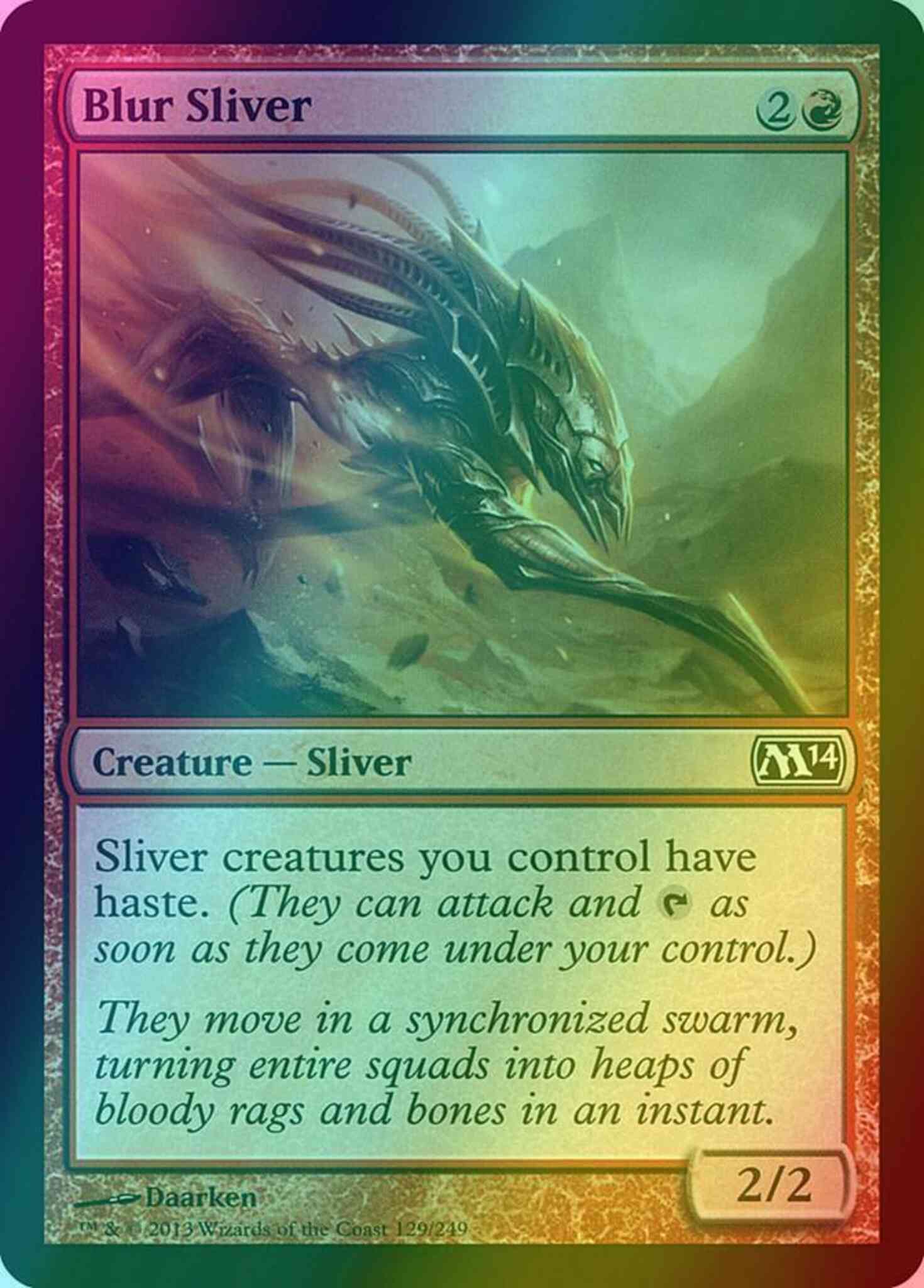 Blur Sliver [129] [Magic 2014] [Foil]