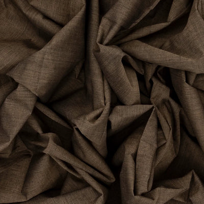 Dark Grey Handloom Mangalagiri Cotton Saree With Contrast Border