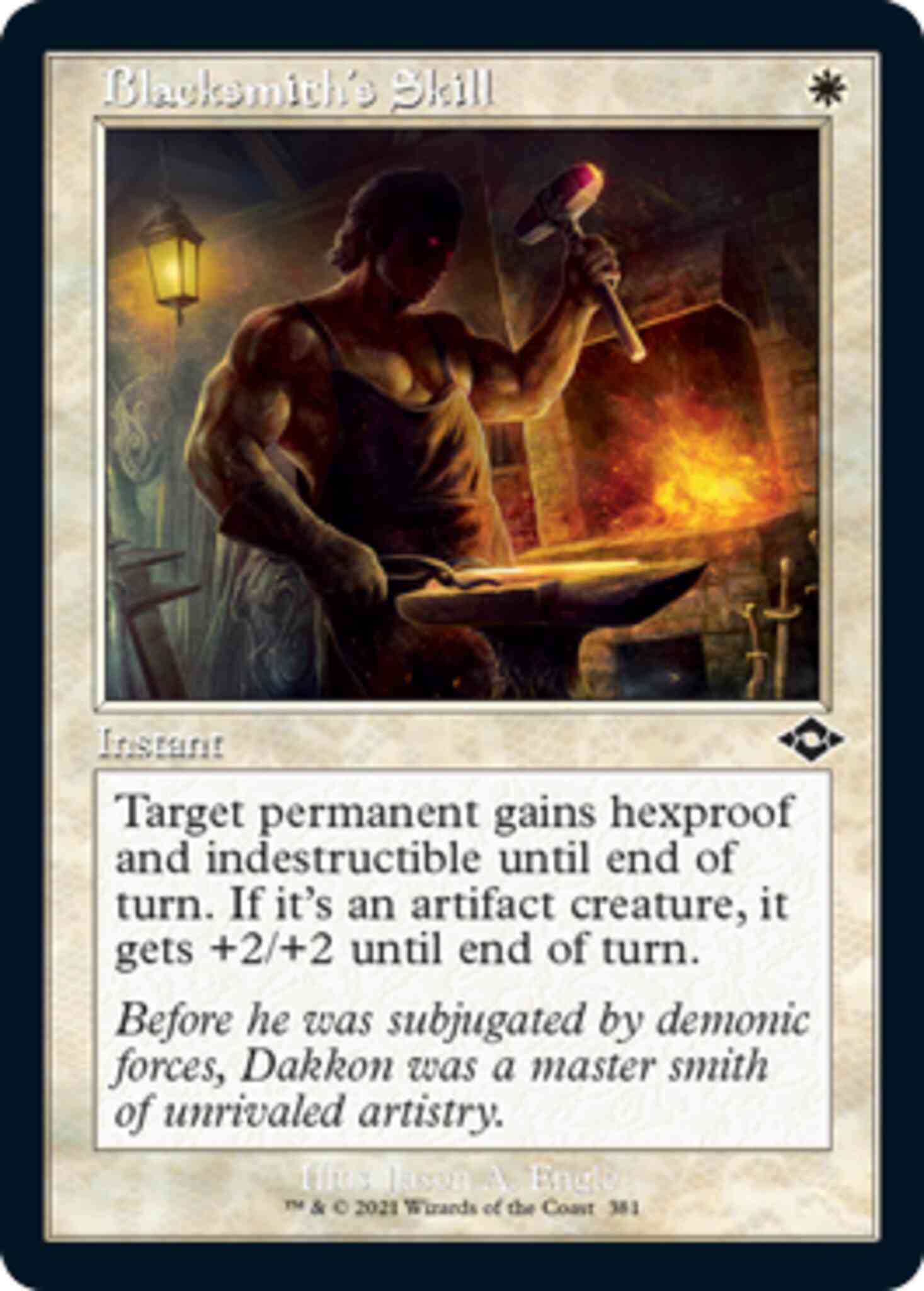 Blacksmith's Skill [381] [Retro Frame] [Modern Horizons 2] [Non-Foil]