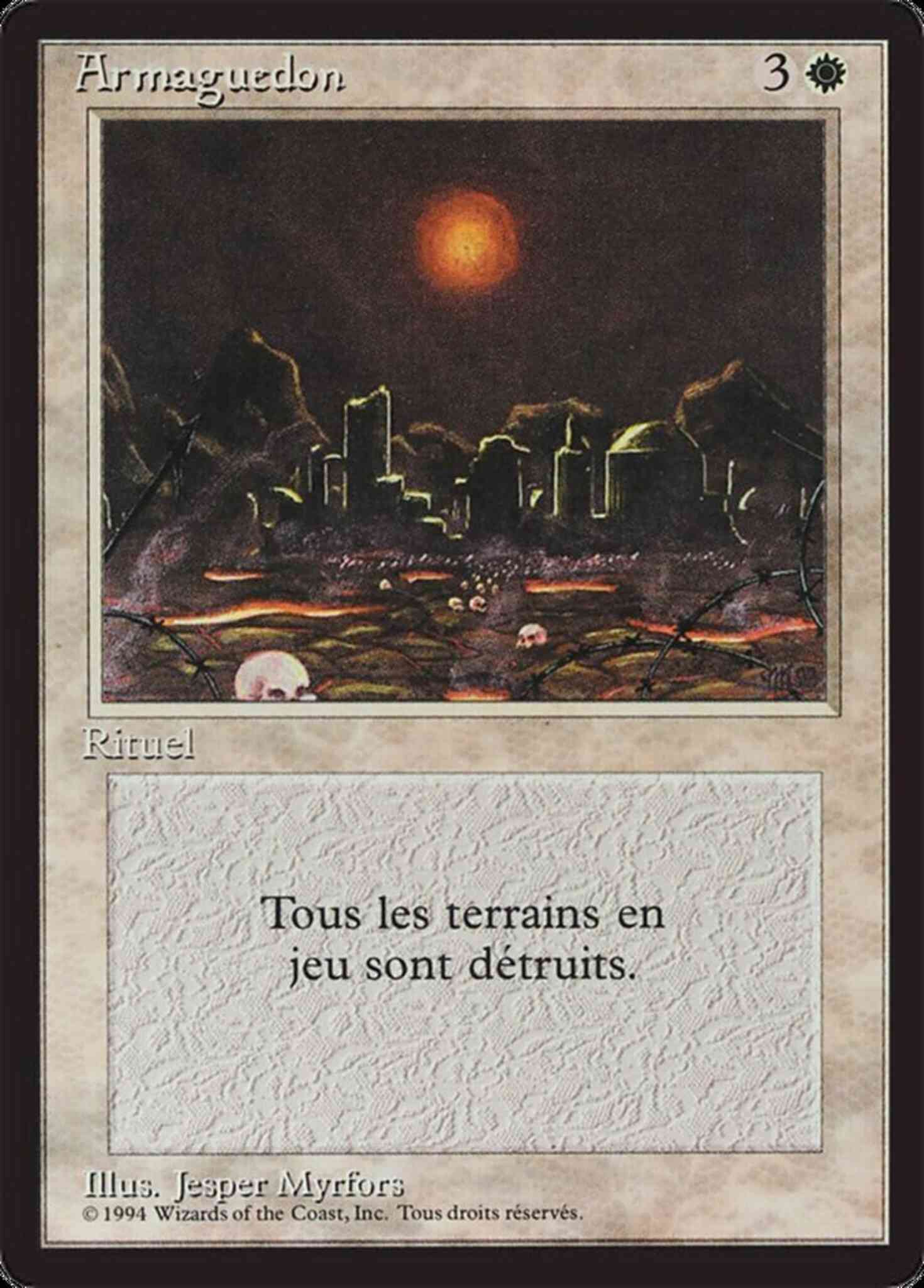 Armageddon - French [2] [Foreign Black Border: French] [Non-Foil]