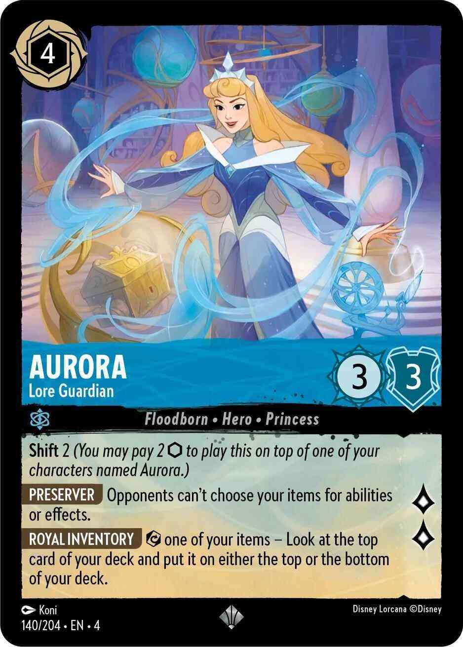 Aurora - Lore Guardian - 140/204 [Ursula's Return] [Cold Foil]