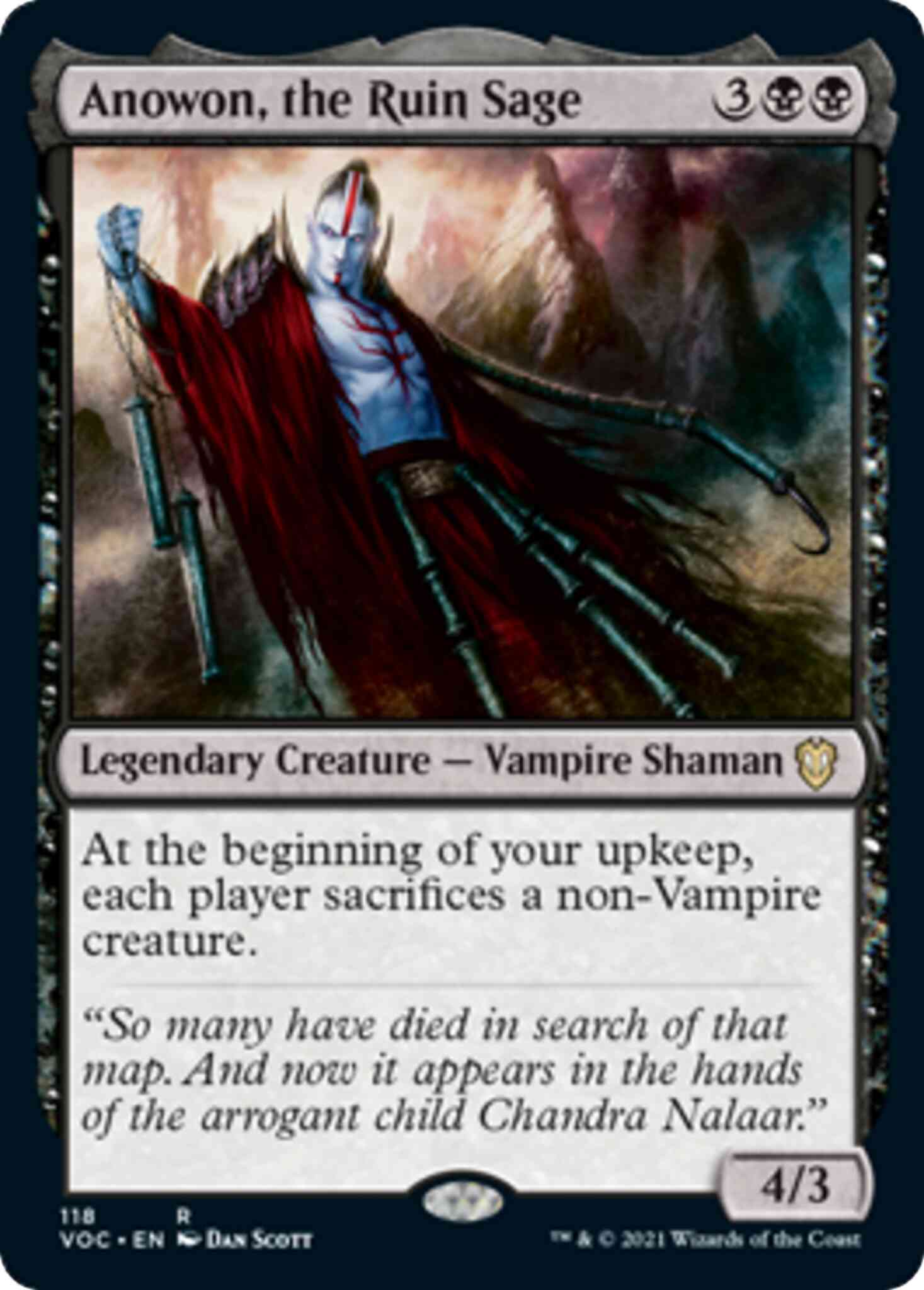 Anowon, the Ruin Sage [118] [Innistrad: Crimson Vow: Commander] [Non-Foil]