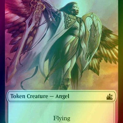 Angel Token (02) // Goblin Token (08) [Ravnica Remastered: Tokens] [Foil]