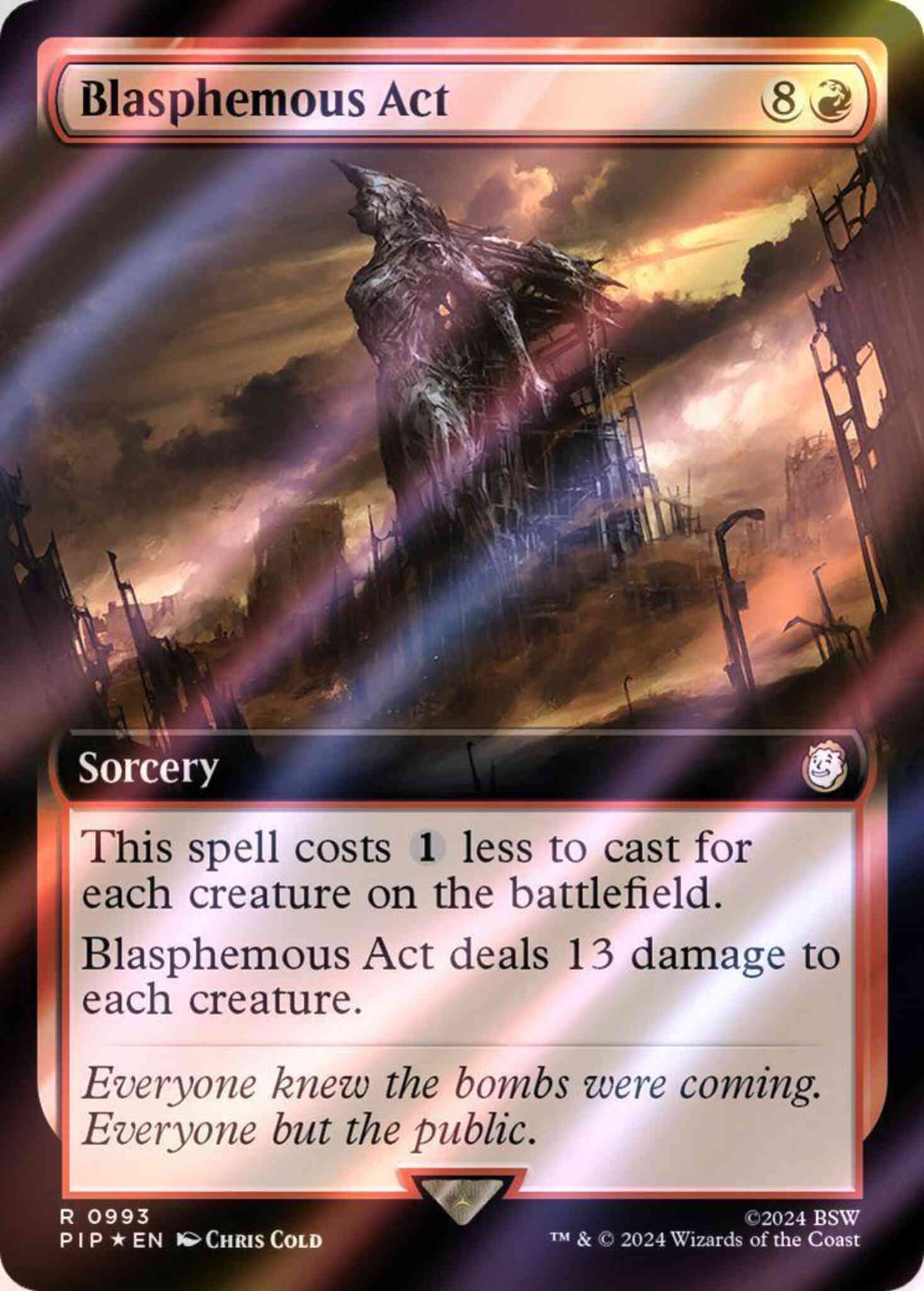 Blasphemous Act [993] [Extended Art] [Fallout] [Surge Foil]