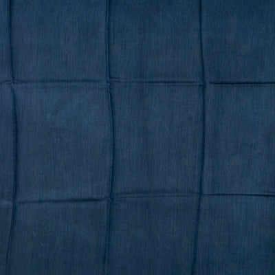 Sea Green Handloom Tussar Silk Saree With Printed Floral Motifs-Sea Green