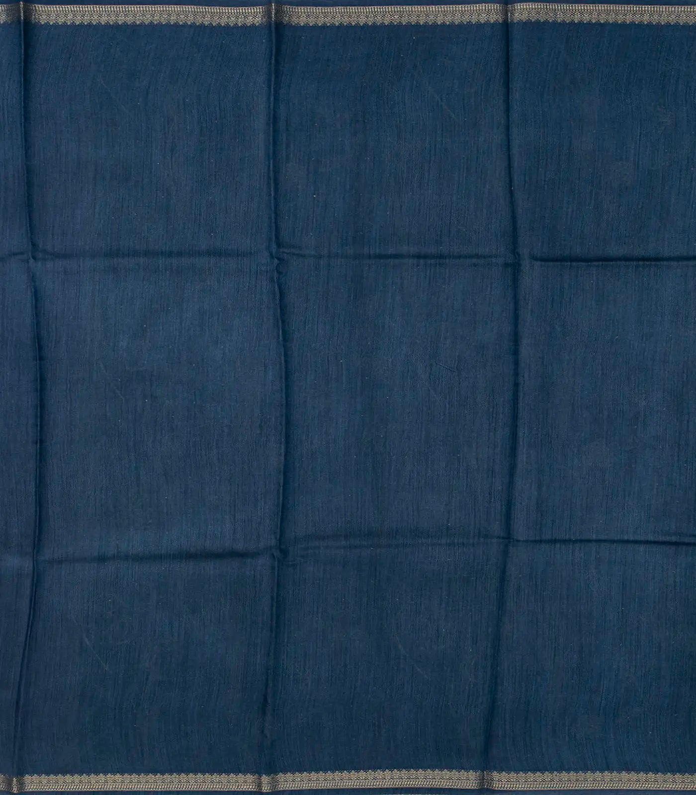 Sea Green Handloom Tussar Silk Saree With Printed Floral Motifs-Sea Green