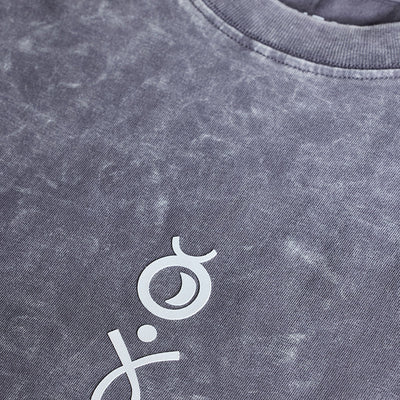 Divine Grey Oversized Fit T-Shirt