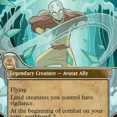 Aang, at the Crossroads // Aang, Destined Savior [346] [Elemental Frame] [Avatar: The Last Airbender] [Non-Foil]