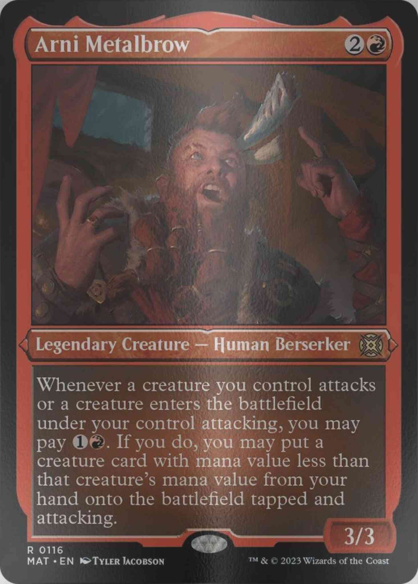 Arni Metalbrow [116] [March of the Machine: The Aftermath] [Etched Foil]