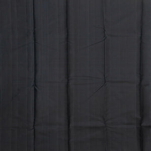 Dark Peach Handloom Kanchipuram Silk Saree With Checks