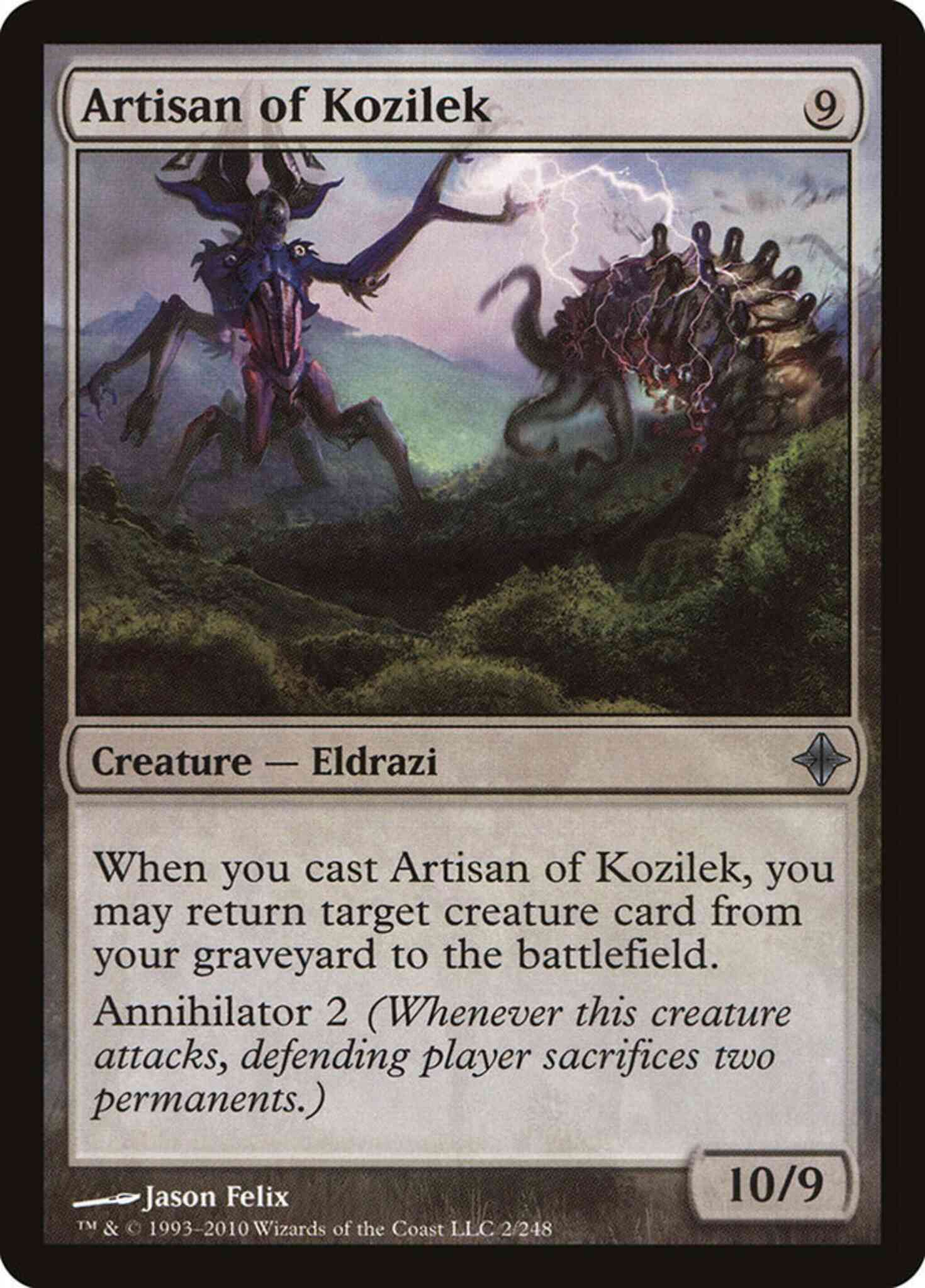 Artisan of Kozilek [2] [Rise Of The Eldrazi] [Non-Foil]