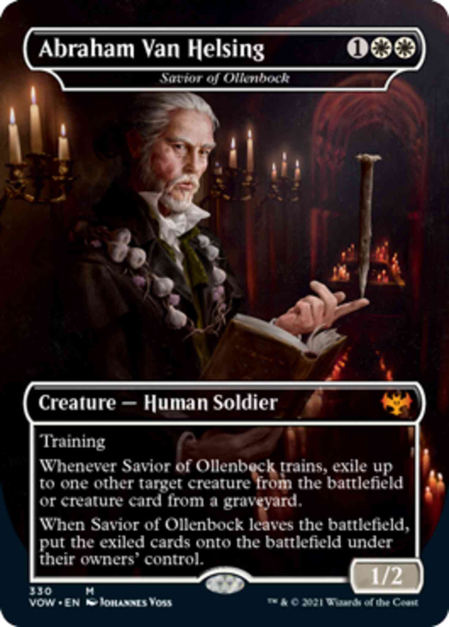 Abraham Van Helsing - Savior of Ollenbock [330] [Dracula Series] [Innistrad: Crimson Vow] [Non-Foil]