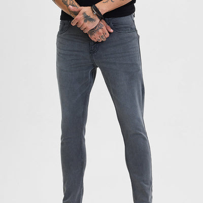 Grey Skinny Fit Jeans