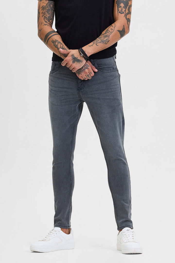 Grey Skinny Fit Jeans