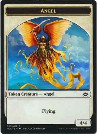 Angel Token (05) // Saproling Token (19) [Planechase Anthology Tokens] [Non-Foil]