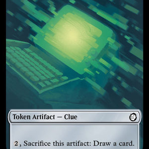 Alien Token (06) // Clue Token (11) [Fallout: Tokens] [Non-Foil]