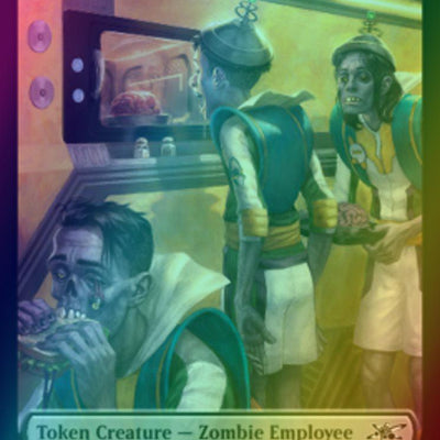 Balloon Token (07) // Zombie Employee Token (06) [Unfinity: Tokens] [Foil]
