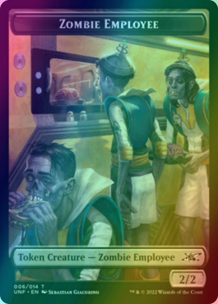 Balloon Token (07) // Zombie Employee Token (06) [Unfinity: Tokens] [Foil]