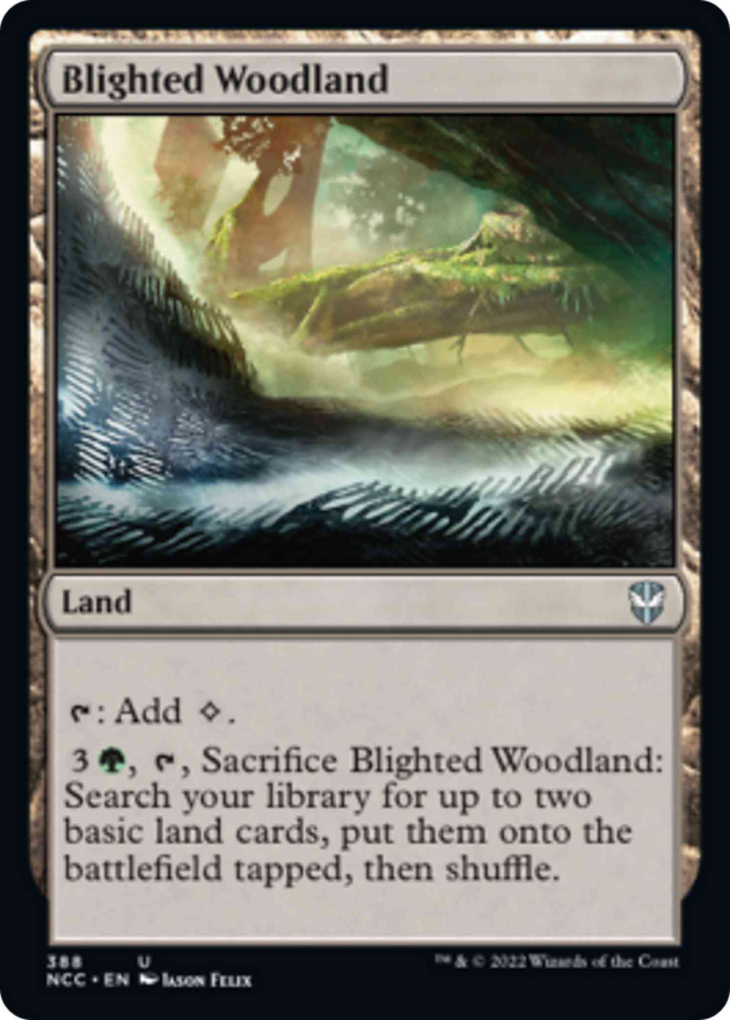 Blighted Woodland [388] [Streets of New Capenna: Commander] [Non-Foil]