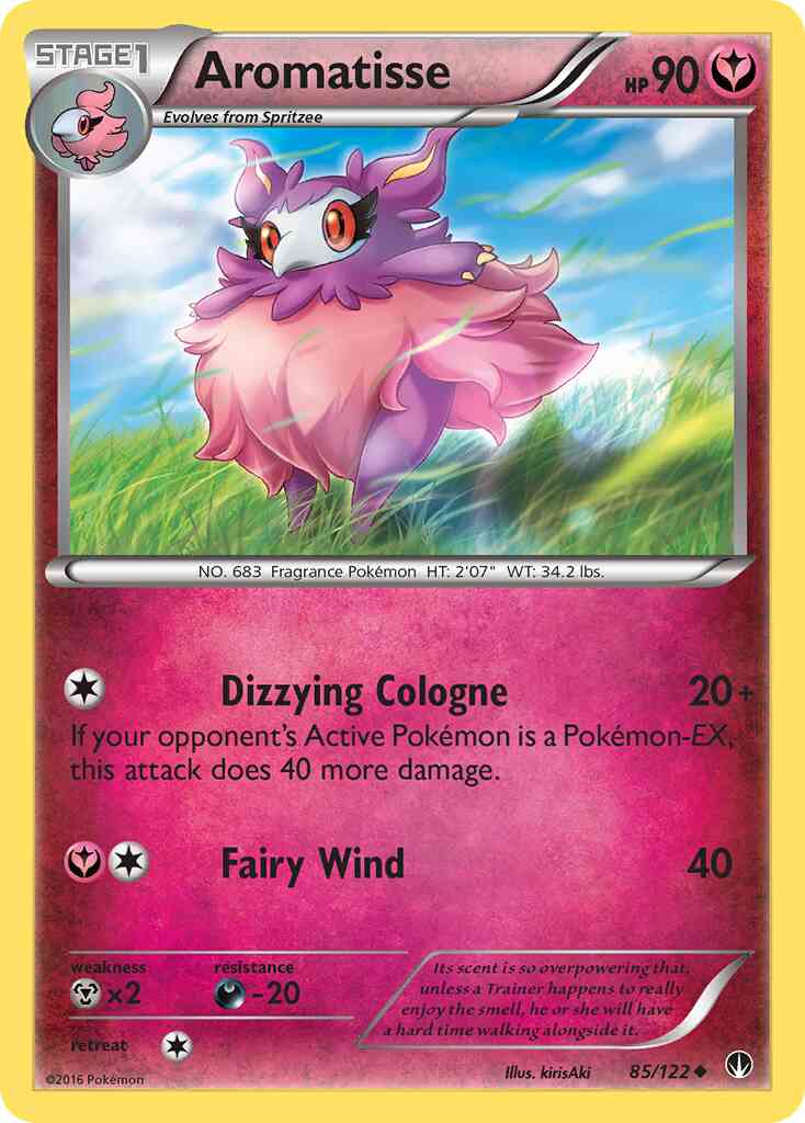Aromatisse - 85/122 - Uncommon [xy9-85] [Non-Holo]