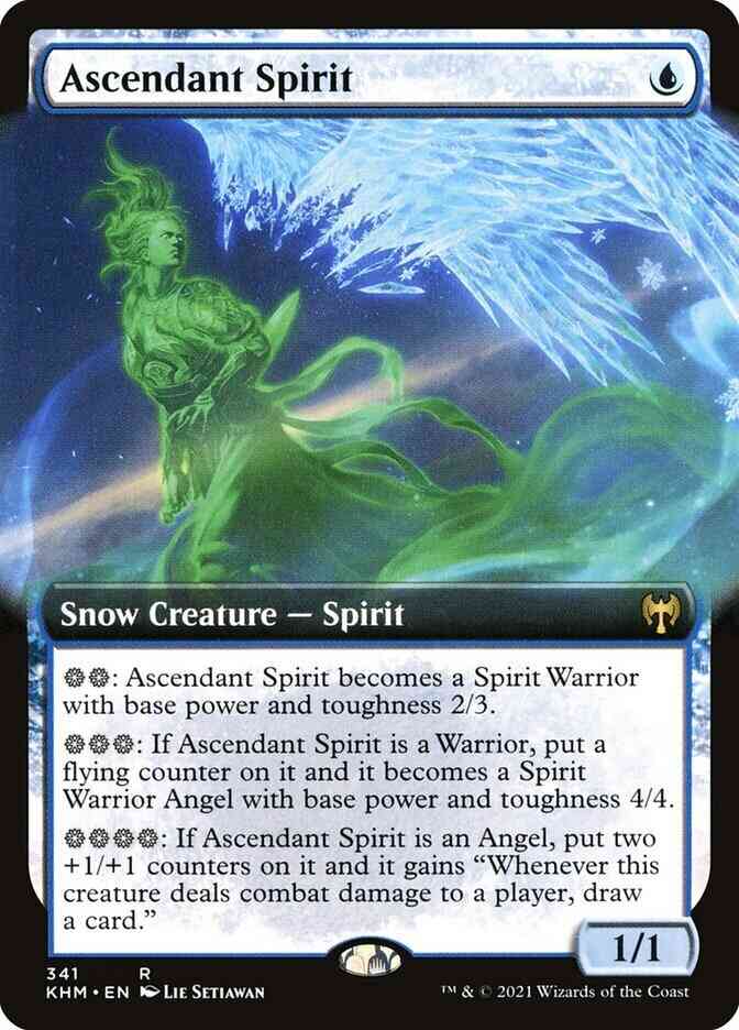Ascendant Spirit [341] [Extended Art] [Kaldheim] [Non-Foil]