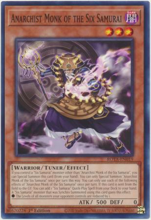Anarchist Monk of the Six Samurai - ROTA-EN019 - Common - 1st Edition