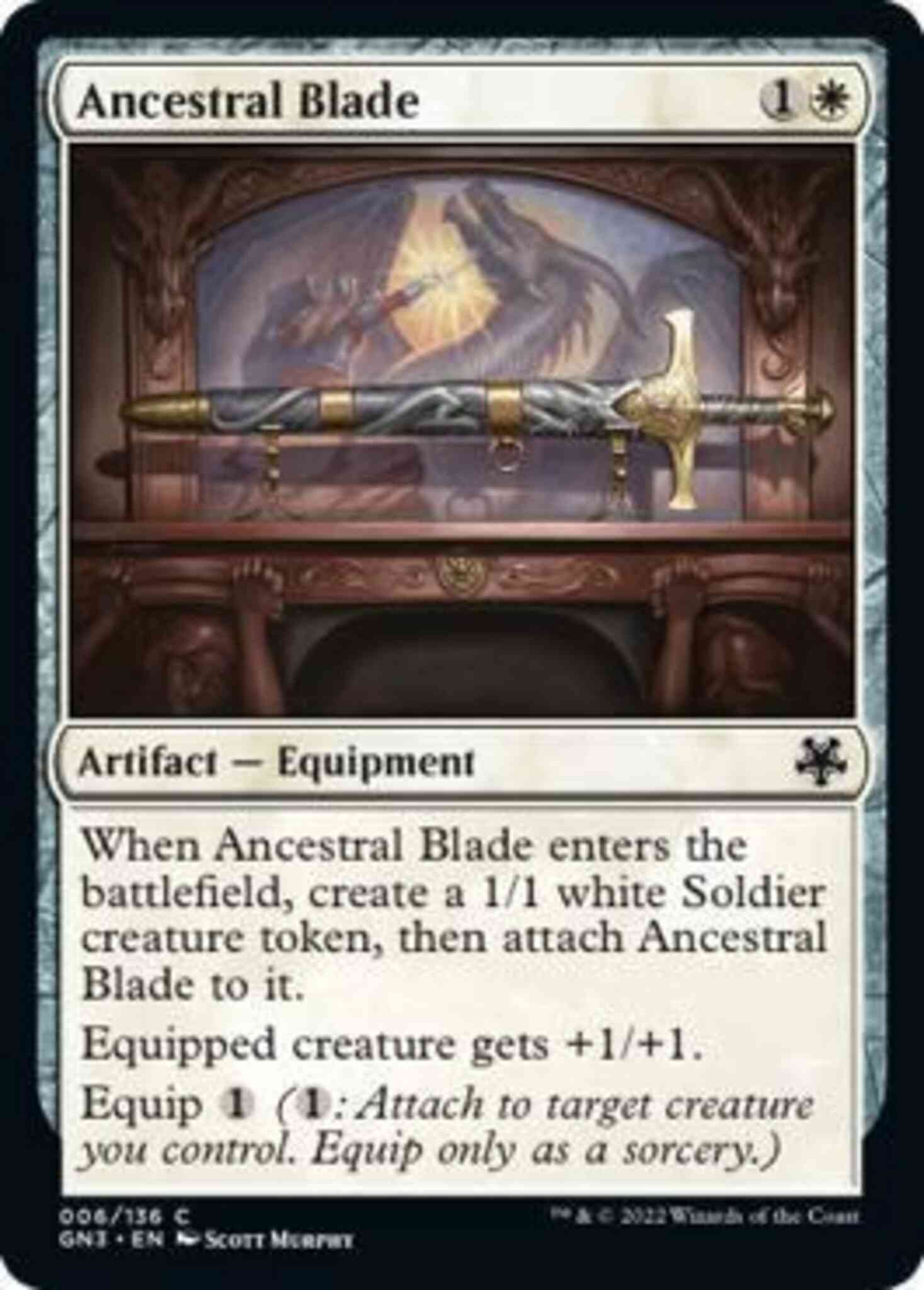 Ancestral Blade [6] [Game Night: Free-for-All] [Non-Foil]