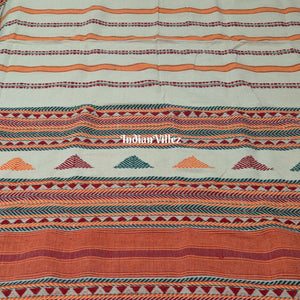 White Dongaria Handloom Shawl