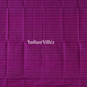 Orange Purple Odisha Ikat Tribal Theme Sambalpuri Silk Saree