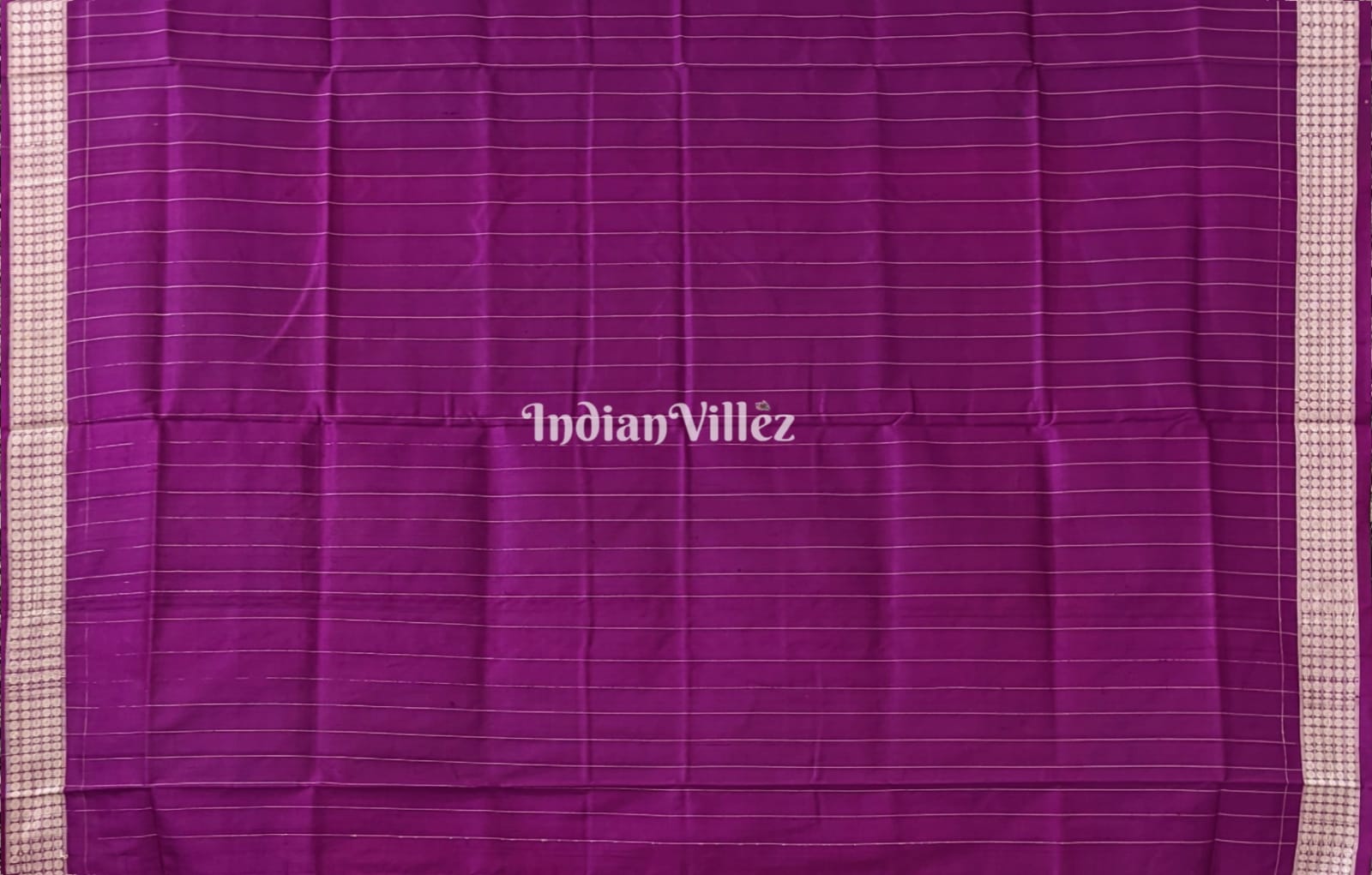 Orange Purple Odisha Ikat Tribal Theme Sambalpuri Silk Saree