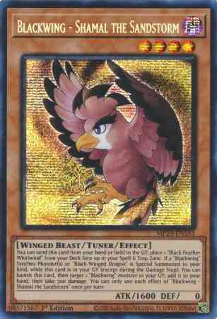 Blackwing - Shamal the Sandstorm - MP23-EN153 - Prismatic Secret Rare - 1st Edition