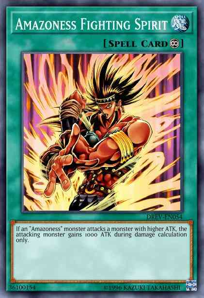 Amazoness Fighting Spirit - DREV-EN054 - Common - Unlimited