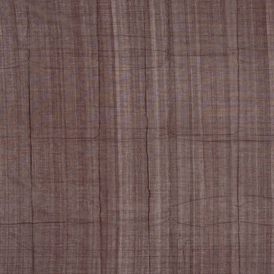 Dark Brown Handloom Kanchi Cotton Saree With Raindrop Buttas