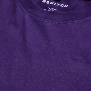 Soul Purple Oversized Fit T-Shirt