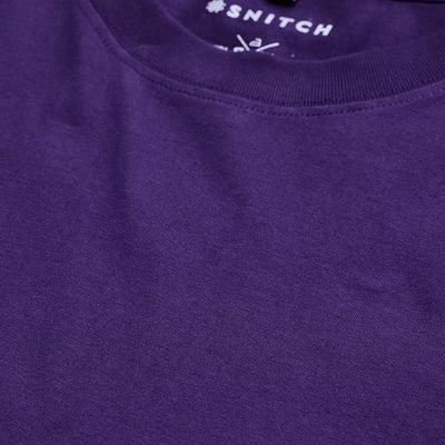 Soul Purple Oversized Fit T-Shirt