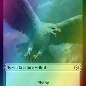 Bird Token (02) // Monk Token (03) [Tarkir: Dragonstorm: Tokens] [Foil]