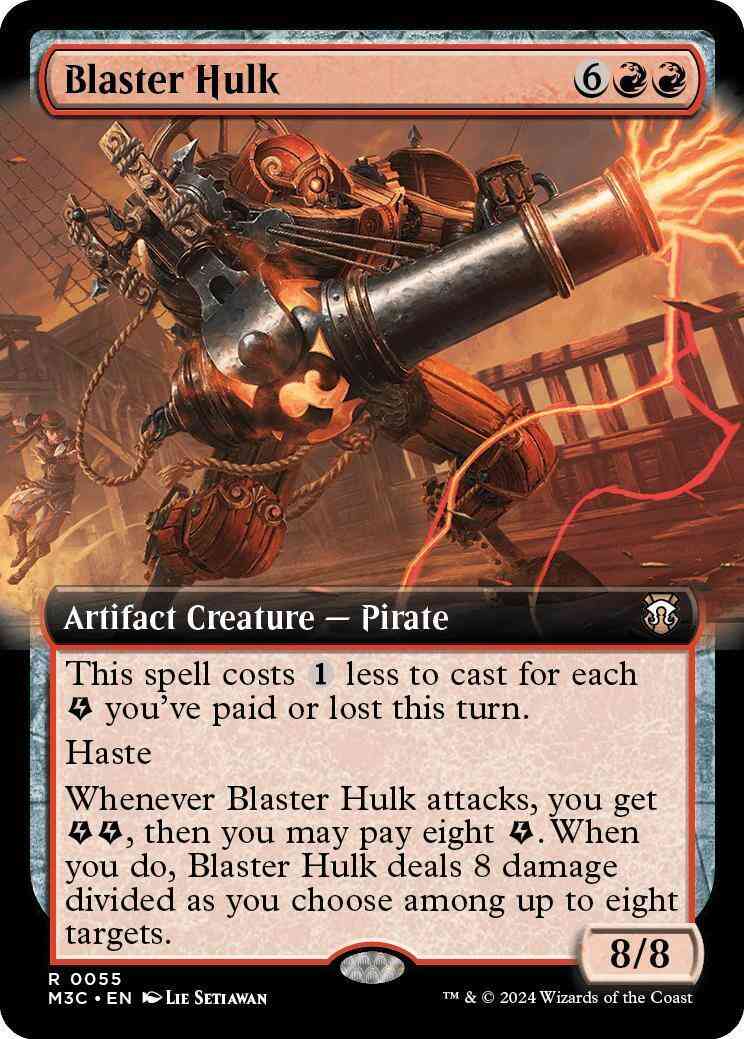 Blaster Hulk [55] [Extended Art] [Modern Horizons 3: Commander] [Non-Foil]